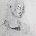 Carla, Graphit auf Papier, 1983